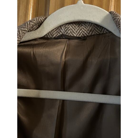 Harris Tweed Jacket Mens Brown Sport Coat Herringbone Wool Scottish Wood Hunt - Picture 8 of 16